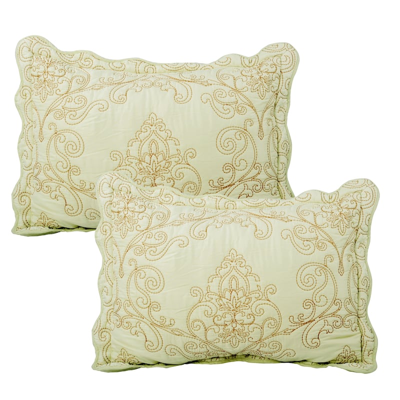 Serenta Damask Oversized 4-piece Bedspread Set