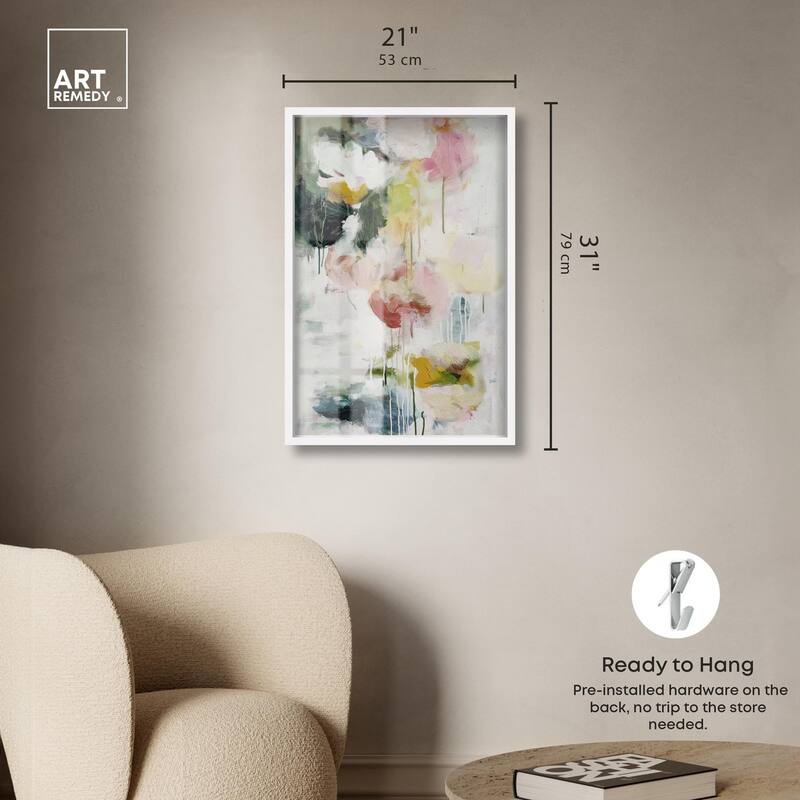 Dripping Colors III Shadowbox by Art Remedy