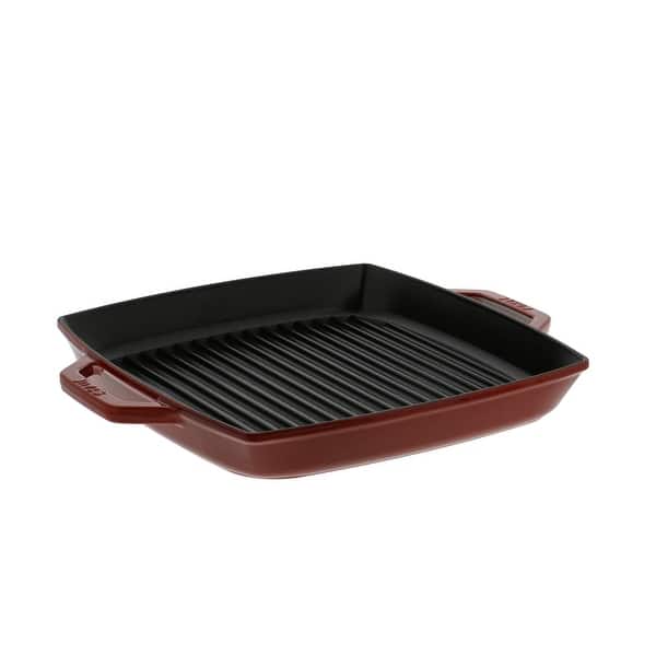 https://ak1.ostkcdn.com/images/products/is/images/direct/b4ab7a0774cb9f9c8203db99c2e640a38335ae4c/Staub-Cast-Iron-13%22-Square-Double-Handle-Grill-Pan---Brick-Red.jpg?impolicy=medium