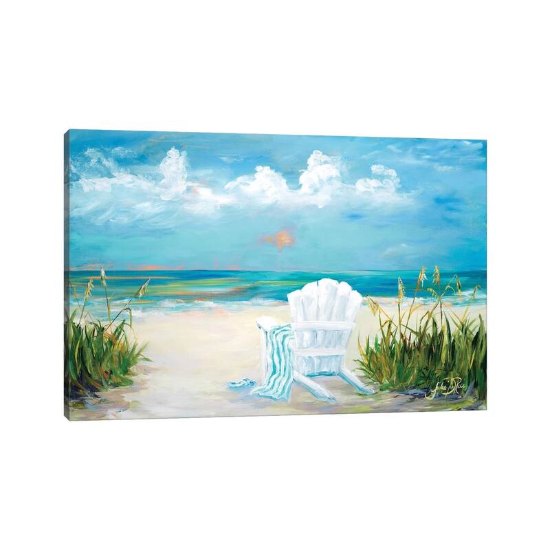 iCanvas "Beach Scene II" by Julie Derice Canvas Print