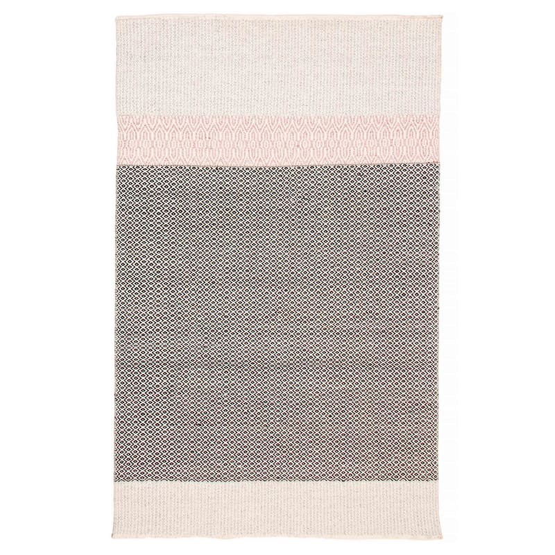 Nevada Black Kilim 5'1" x 8'2" - 5'1 x 8'2 - Black - 5'1 x 8'2