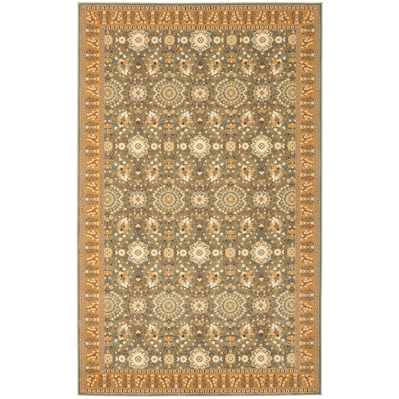 SAFAVIEH Treasures Manerva Oriental Rug - 4' x 6' - Blue/Caramel