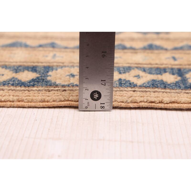 ECARPETGALLERY Hand-knotted Finest Ghazni Tan Wool Rug - 9'7 x 12'3