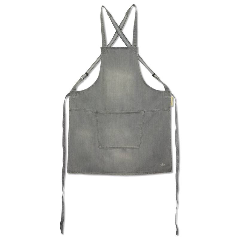 Suspender Style Apron - Grey