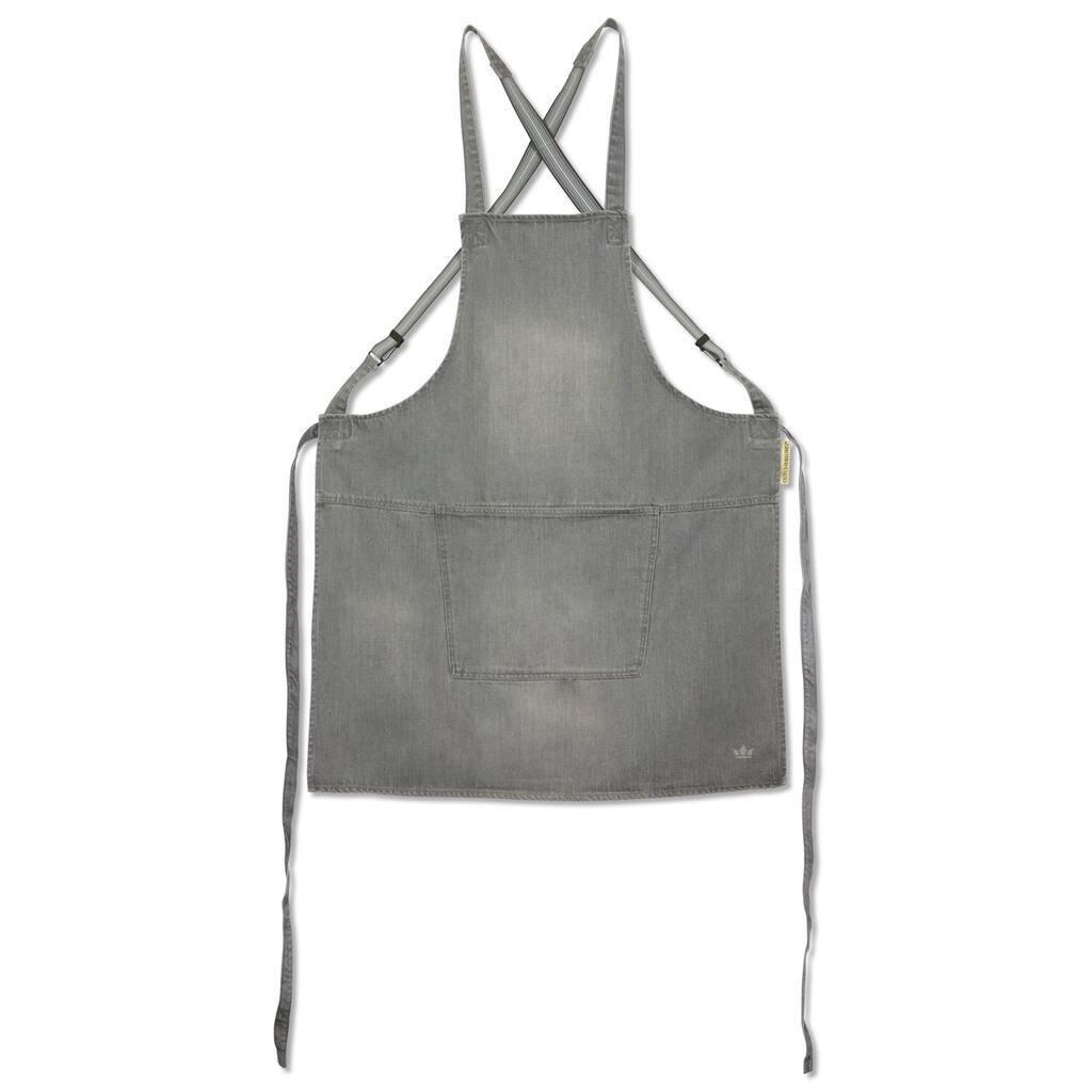 Suspender Style Apron - Grey