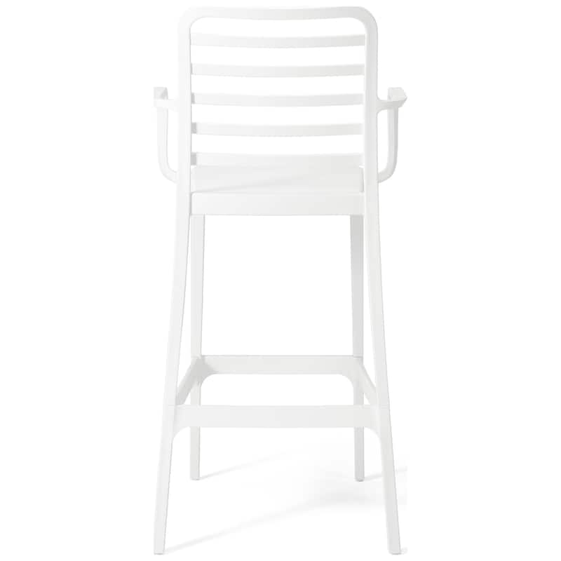 Frond and Form 29.5 Inch Outdoor Bar Stool (Set of 2)