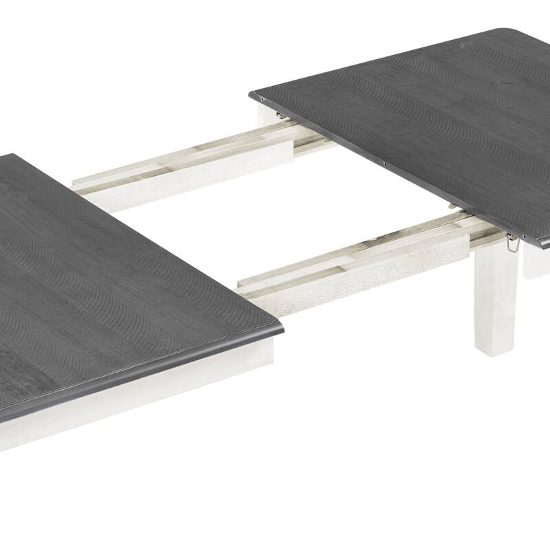Retro Style 7-Piece Dining Table Set