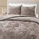 Wonderful Diamond Velvet 3 Piece Quilt Set