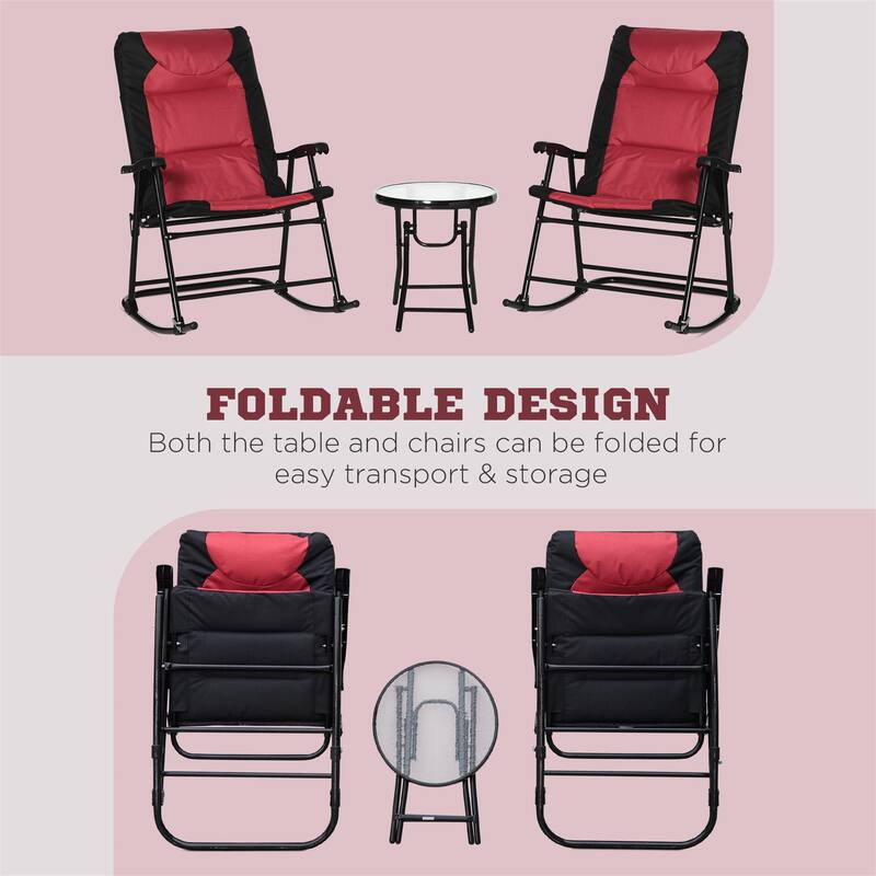 3 Piece Outdoor Patio Furniture Set