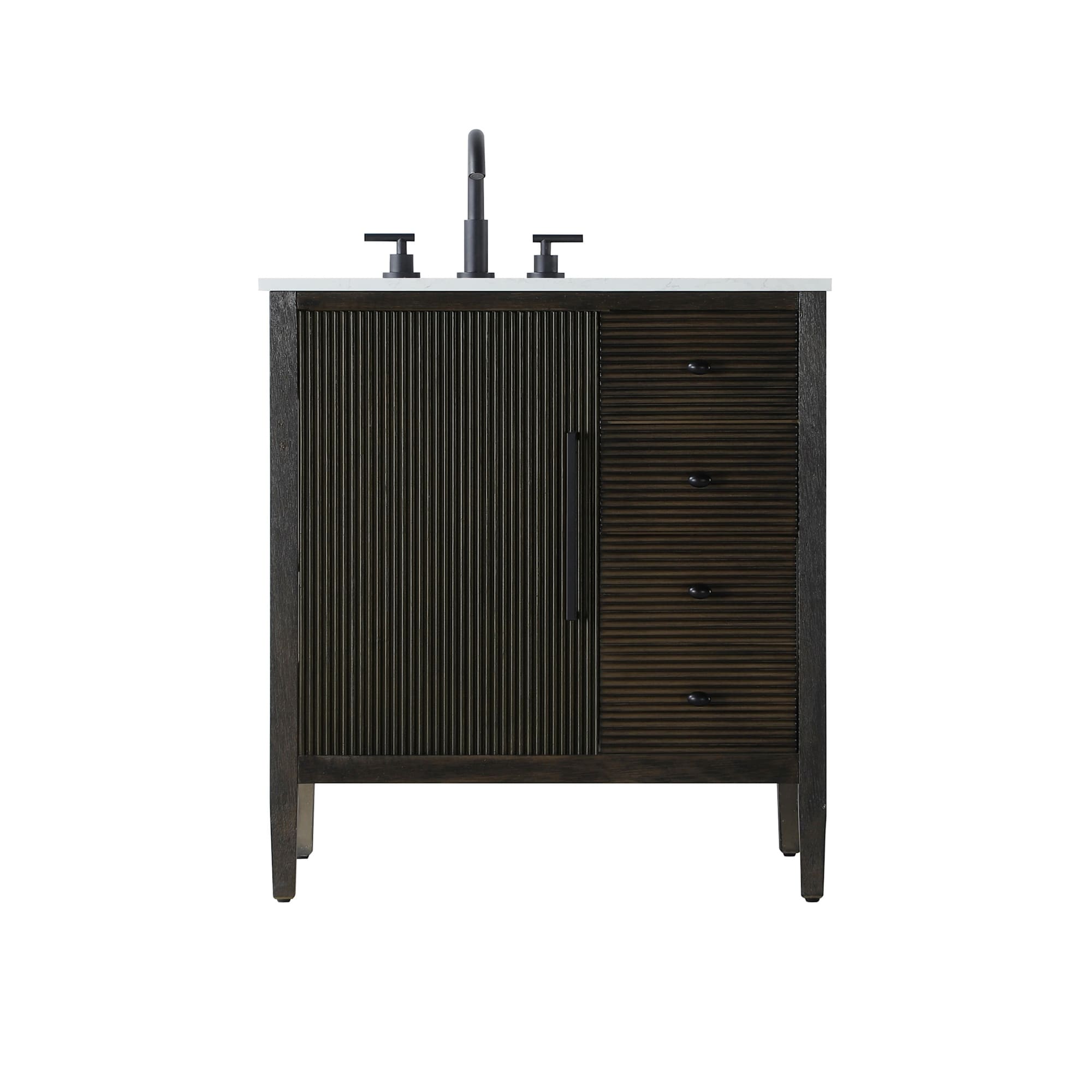 Elegant Lighting VF29632 Blakely 32" Free Standing Single Basin Vanity