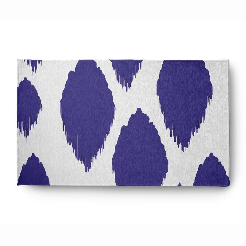 Web of Ikat Soft Chenille Rug - 3' x 5' - Royal