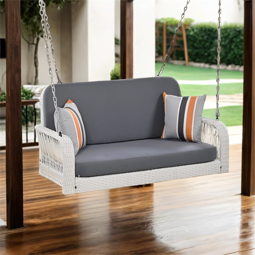 Porch swing cushion with back best sale