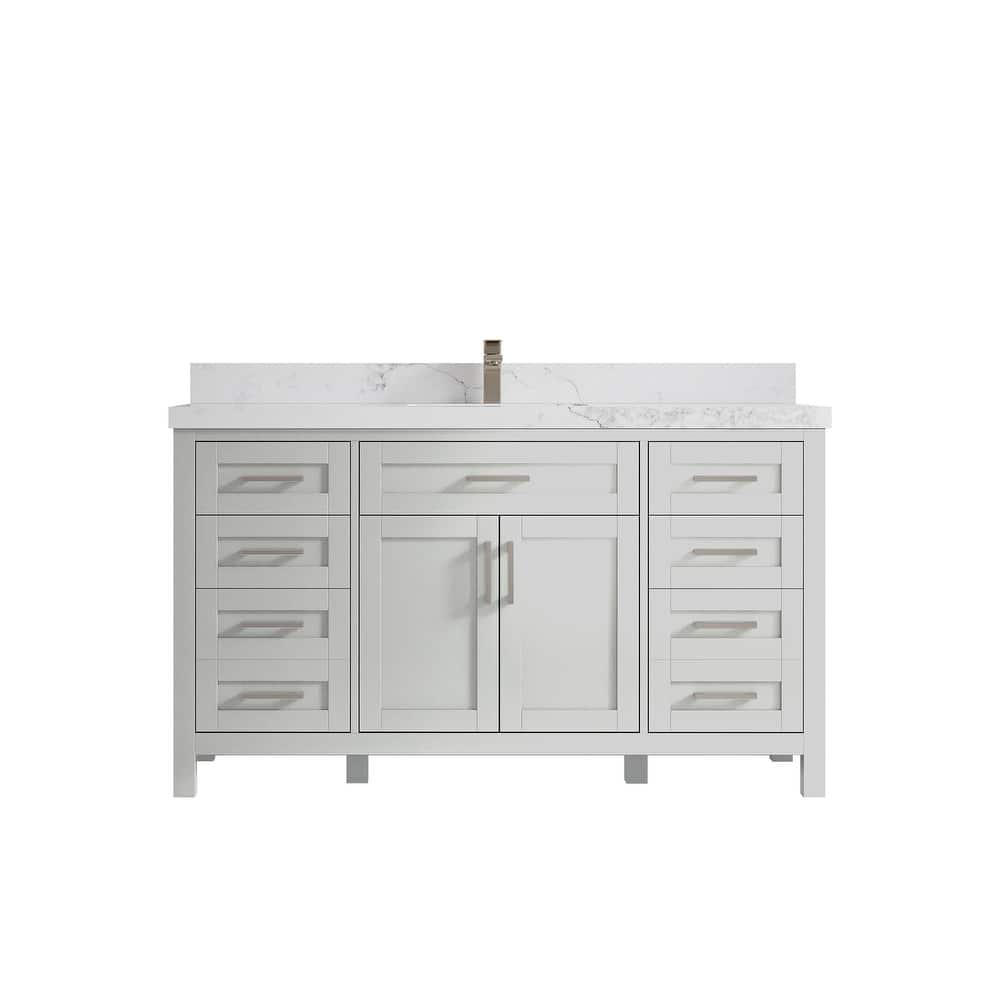 Willow Collections 60 in. W x 22 in. D Cambridge Single Sink Bathroom Vanity with Countertop