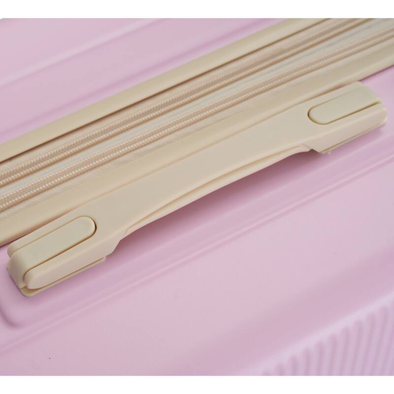 Luggage Sets 5 Piece with Half-opening, Hardside Carry On Suitcase Set with Double Spinner Wheel, with USB Port,TSA Locks