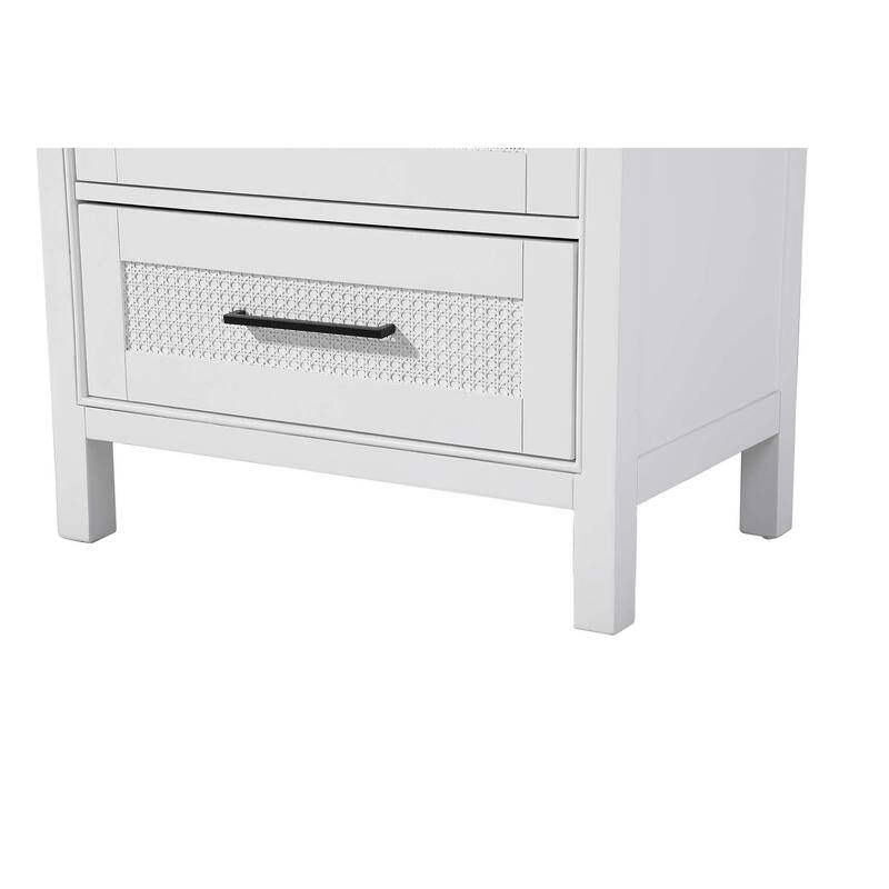 Winslow 16-28 Inch Open Shelving Bath Storage Cabinet