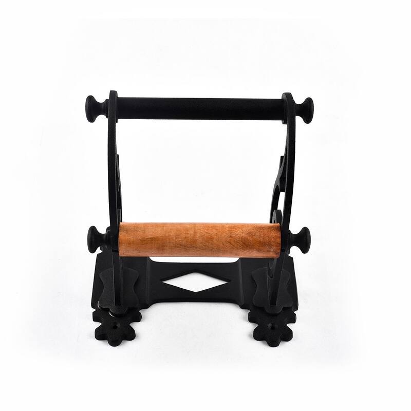 Black Aluminum Toilet Paper Holder Stand Wall Mount 6.5" Toilet Paper Roll Holder with Mounting Hardware Renovators Supply