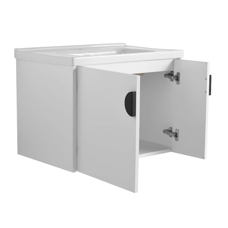 Topcraft Wall Mounted Bathroom Vanity with Sink