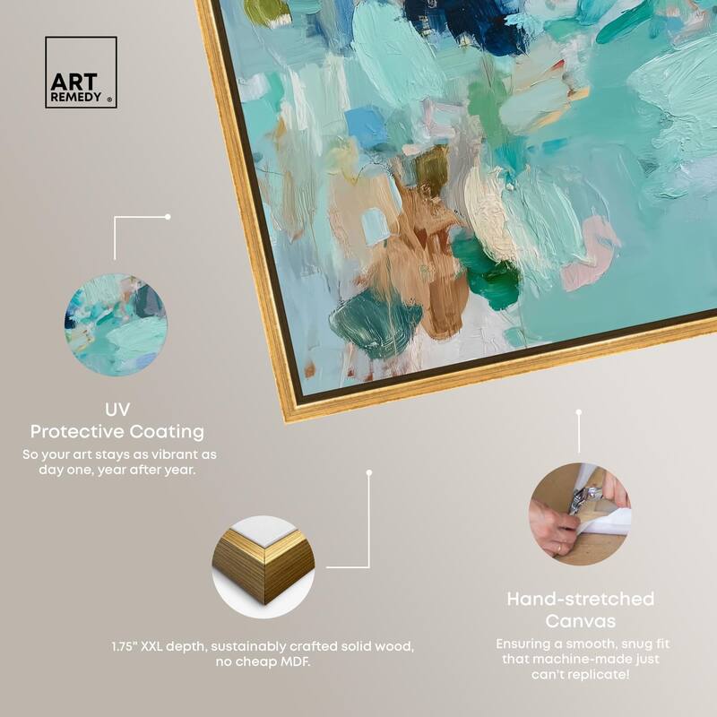Layers of Feeling II Canvas by Art Remedy
