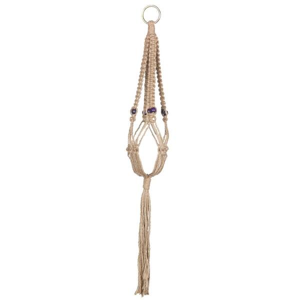 Details about / Plant Hanger Hanging Planter Basket Flower Pot Holder Cotton Rope Flower Pot