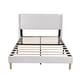 preview thumbnail 135 of 145, Alazyhome Upholstered Platform Bed Frame