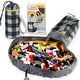 preview thumbnail 1 of 4, Creative QT SlideAway Table Top Play Mat, Room & Travel Organizer - Buffalo Check Print