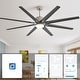 preview thumbnail 51 of 128, Sofucor 52/66/72/76/84Inch Large Ceiling Fan with Dimmable LED Light ,Remote&APP Control,8 Blades for Large Living Room,Porch