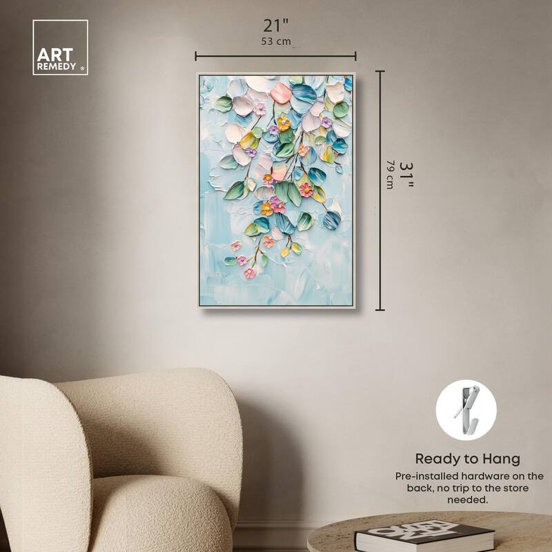 Textured Tendrils II Canvas by Art Remedy