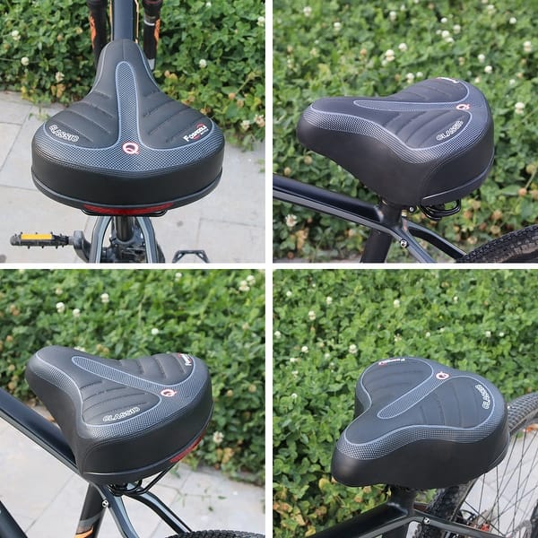Comfort Wide Big Bum Bike Bicycle Gel Cruiser Extra Sporty Soft Pad
