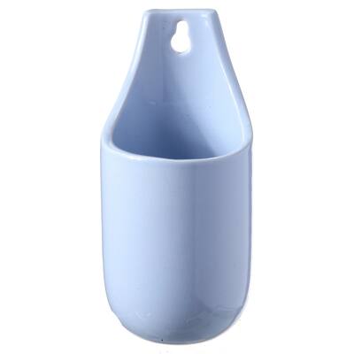 Ceramic Rounded with Curved Bottom Wall Pocket 7" x 3" D