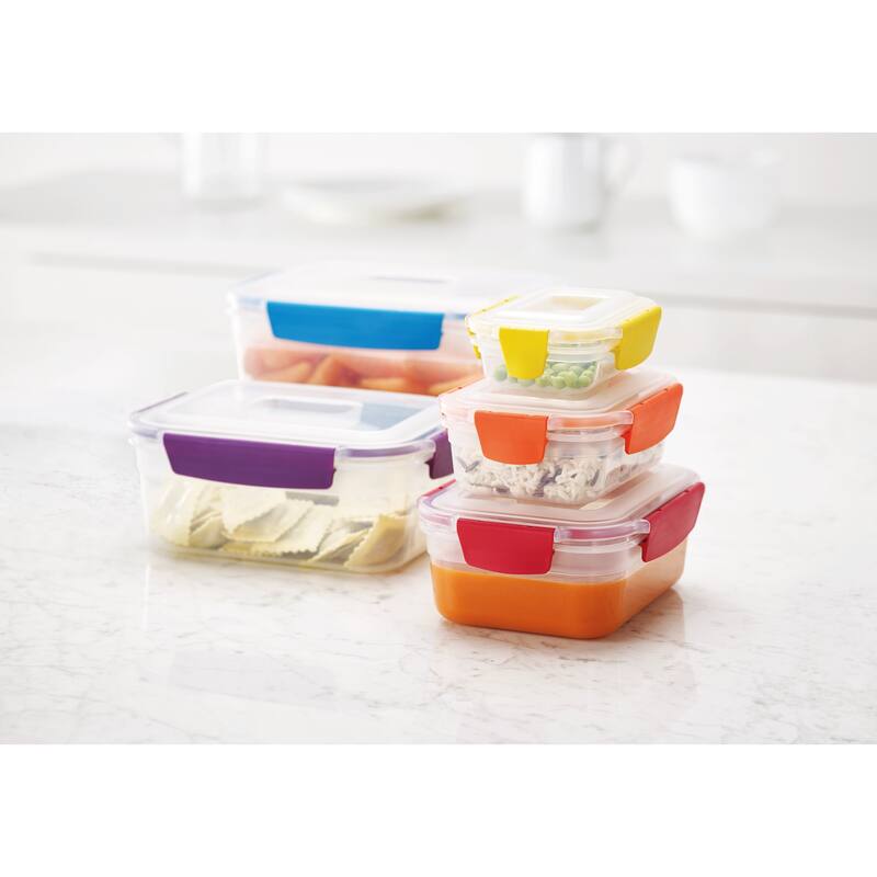 Joseph Joseph Nest Lock 10-piece Food Storage Container Set, BPA Free