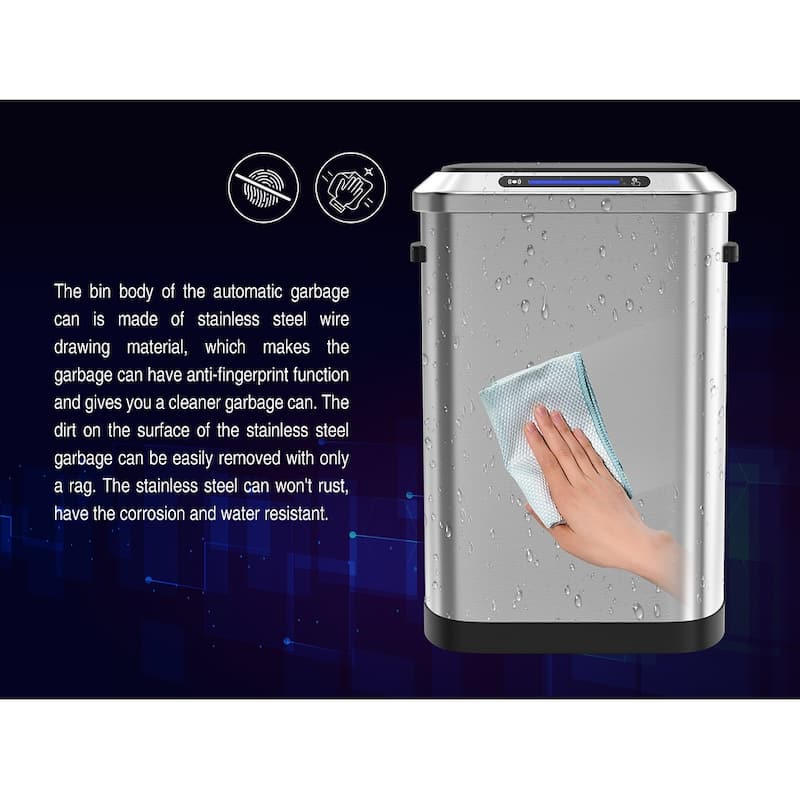50L Smart automatic Trash Cans - Full Intelligent Sensor