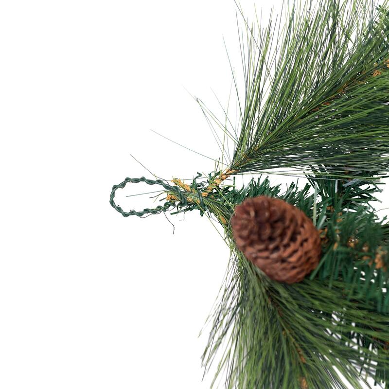 Mixed Pine and Pinecones Artificial Christmas Garland - 5.5' x 14" - Unlit