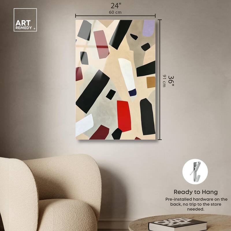 Mindscape Mosaic III Acrylic by Art Remedy, Ready to Hang