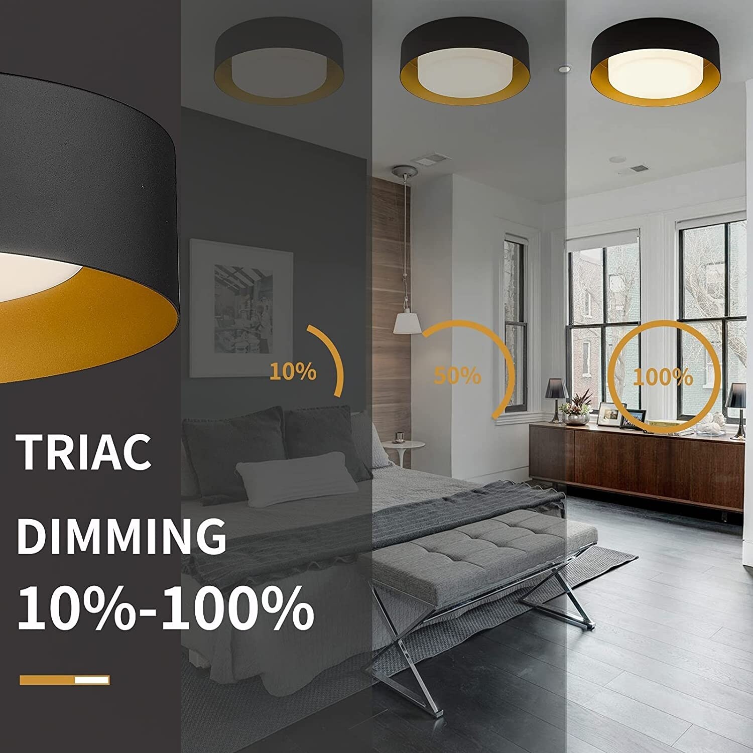11 inch store led flush mount