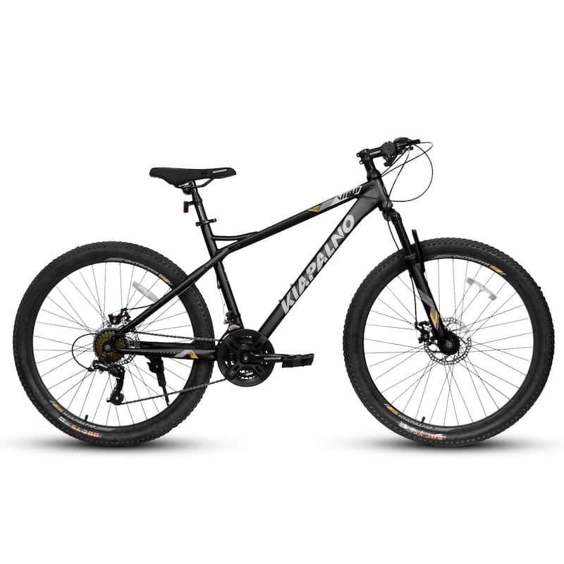 26-Inch Mountain Bike for Adults and Teenagers, High Carbon Steel Frame, Front and Rear Mechanical Disc Brakes, 21-Speed