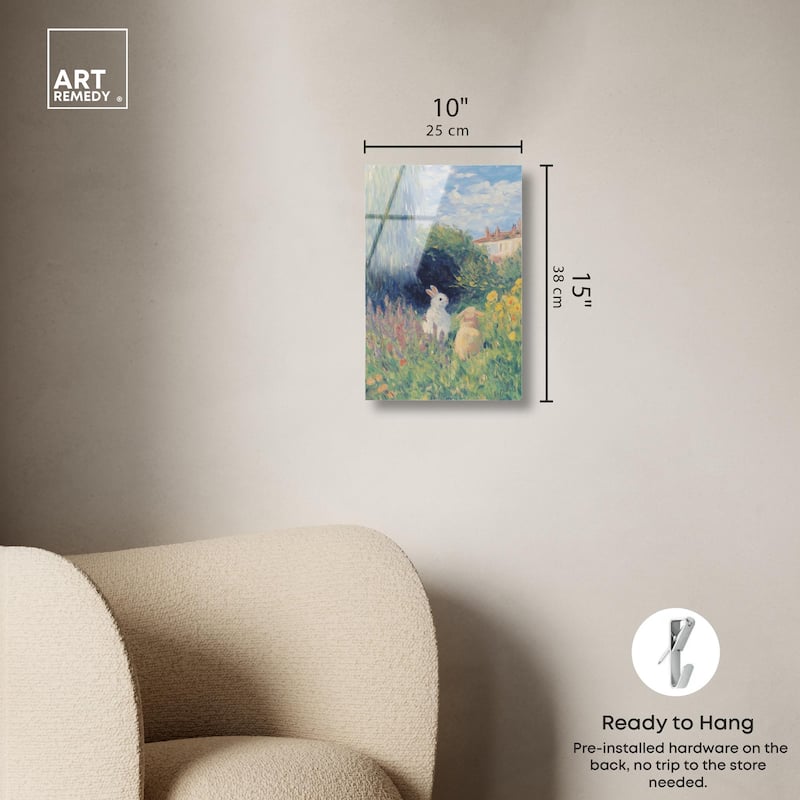 Quiet Gardeners Acrylic by Art Remedy, Ready to Hang