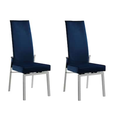 Somette Contemporary Motion Back Side Chair, Set of 2 - N/A