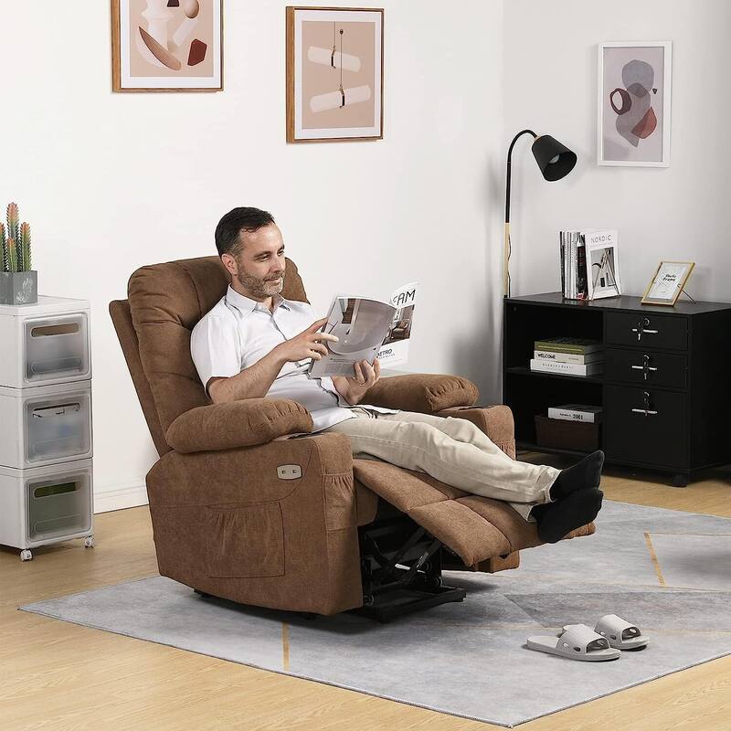 Moasis Fabric Power Lift Recliner Chair for Elderly