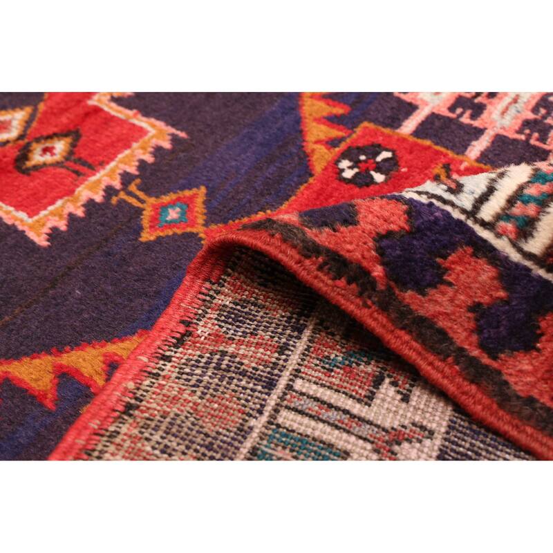 ECARPETGALLERY Hand-knotted Konya Anatolian Dark Navy Wool Rug - 2'10 x 10'1