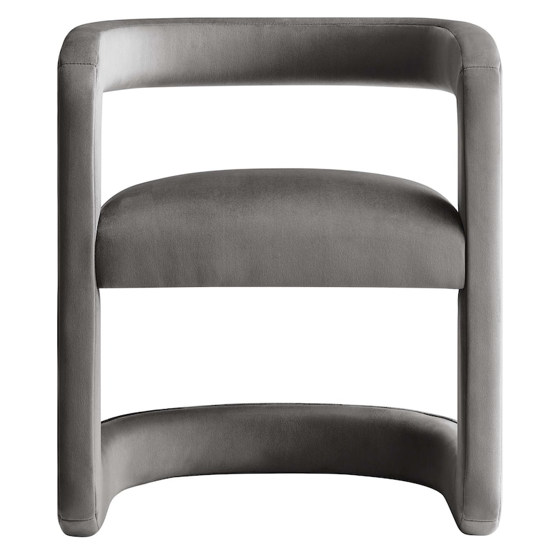 Bowie Performance Velvet Barrel Accent Chair
