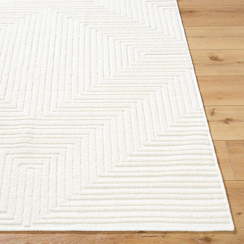 Livabliss Bohemian & Eclectic Lyna Diamond Washable Area Rug