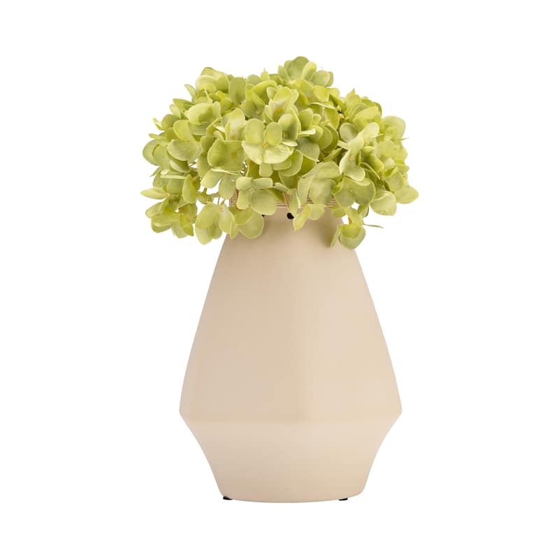 Sagebrook Home Neutral Textured Ceramic Artisan Vase - Timeless Decor Piece