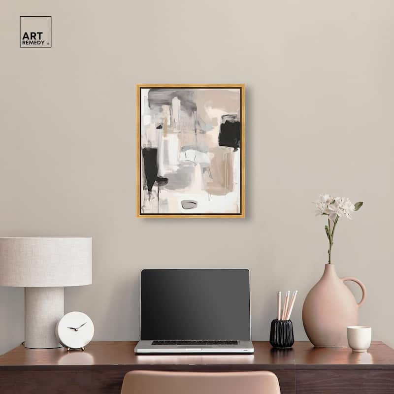 Beauty of Beige II Canvas by Art Remedy