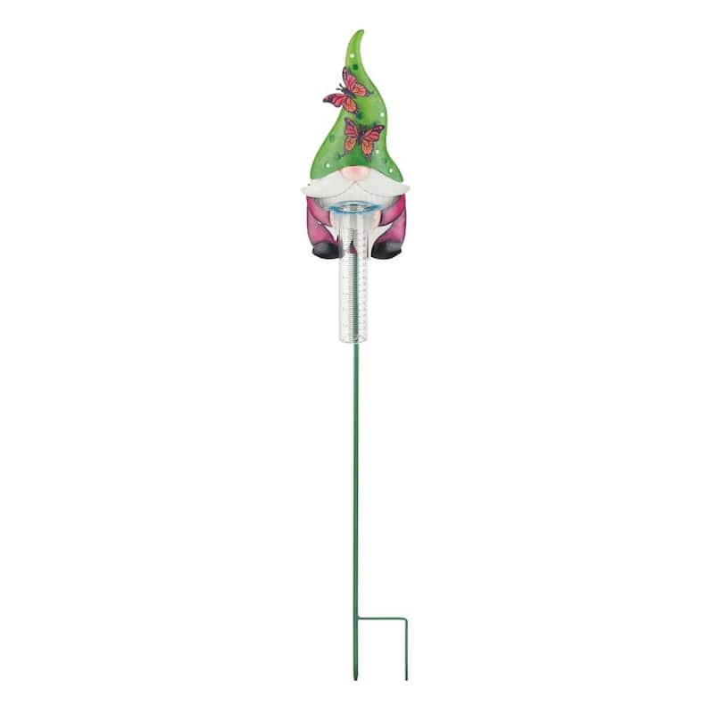 Gnome Rain Gauge - Butterfly