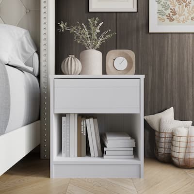 CraftPorch Simple Clean-Lines One Drawer Nightstand