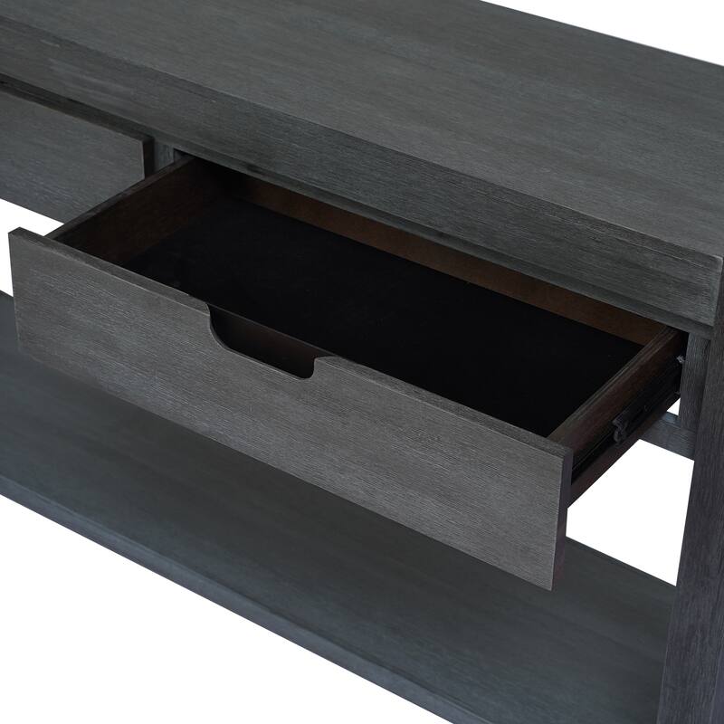 Console Table with 2 Drawers and 1 Shelf