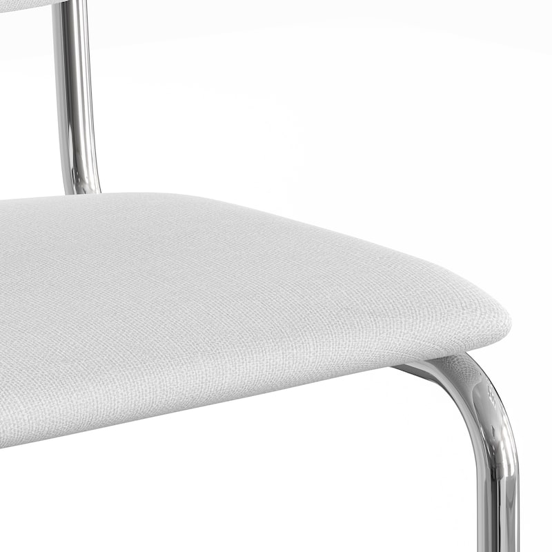 Hayward Fabric Side Chair Chrome Frame (Set Of 2)