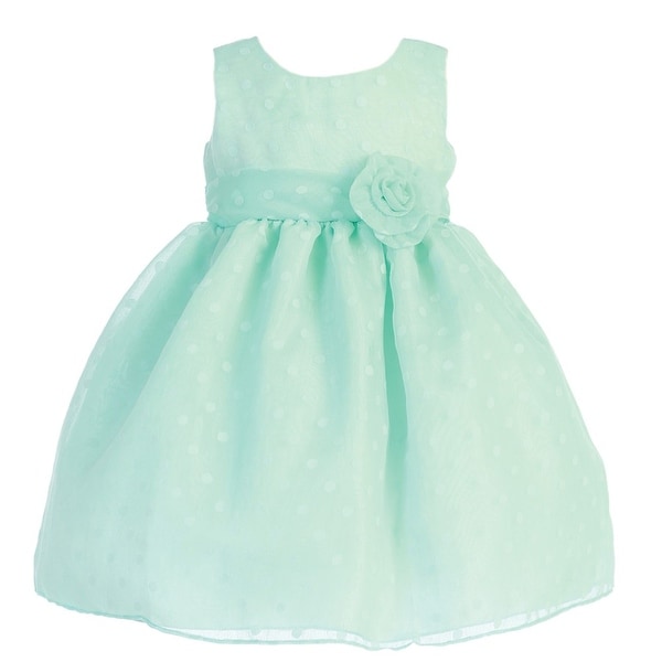 mint green little girl dresses