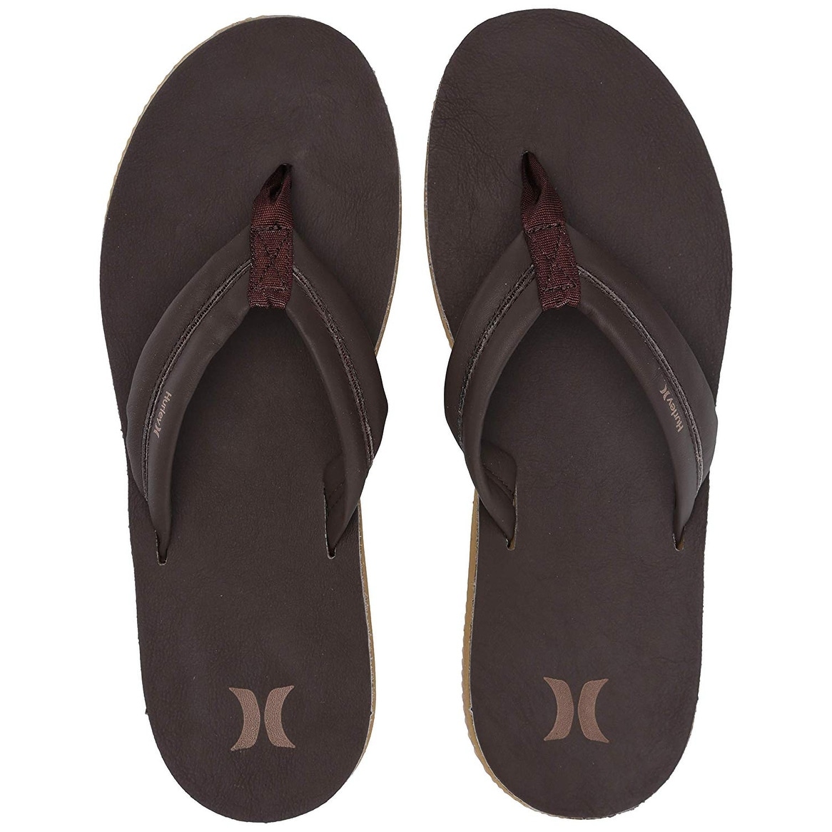 mens nike leather flip flops