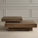 preview thumbnail 5 of 3, Uttermost 24400 Rustic Planes 57" Wide Oak Wood Coffee Table
